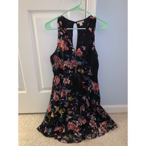 Black Floral Dress